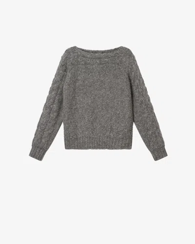 Isabel Marant Ponara Pullover In Gray