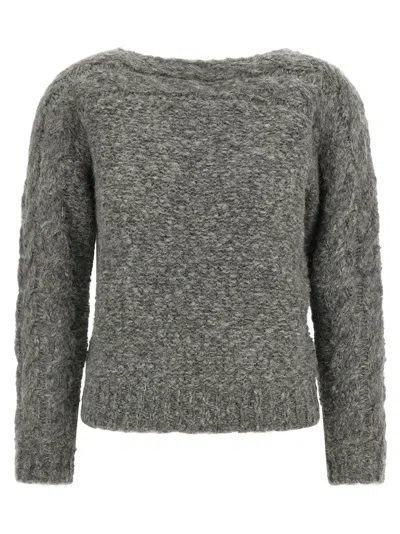 Isabel Marant Ponara Sweater In Gray