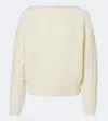 Isabel Marant Ponara Wool-blend Sweater In White