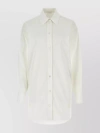 ISABEL MARANT POPLIN SHIRT WITH CURVED HEM AND ANGLE CUFFS