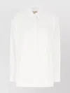 Isabel Marant Poplin Shirt With Italian Collar And Round Hemline