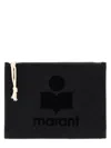 Isabel Marant Black Canvas Netia Pouch