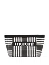 Isabel Marant Powden Clutch Bag In Black