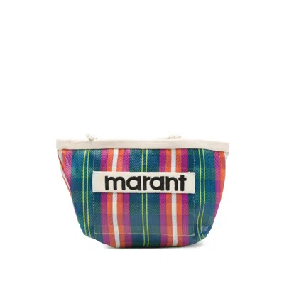 Isabel Marant Powden Clutch Bag In Multi