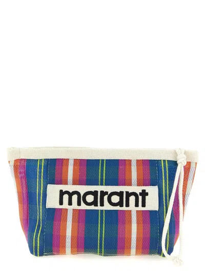 Isabel Marant Powden Clutch In Multi