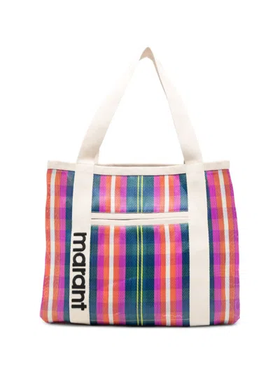 Isabel Marant Powden Nylon Tote Bag In Blue