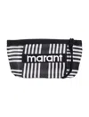 Isabel Marant Powden Pouch In Black White