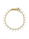 Isabel Marant Powder Laiton Resine Bracelets In Gold