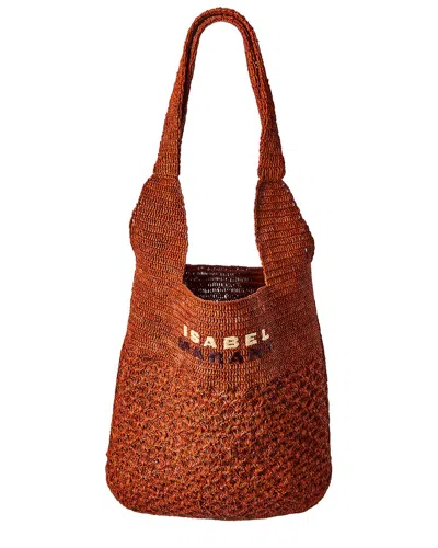 Isabel Marant Praia Medium Raffia Tote In Brown
