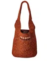 Isabel Marant Praia Medium Raffia Tote In Orange