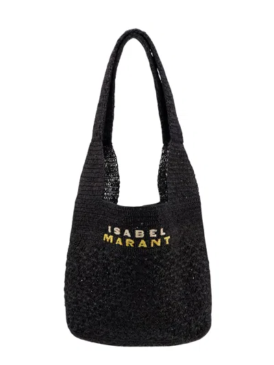 Isabel Marant Small Praia Shoulder Bag In Black