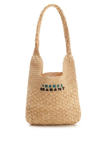 Isabel Marant Praia Small Tote In Beige