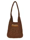 Isabel Marant Praia Small Raffia Bag In Brown