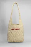 Isabel Marant Praia Small Tote In Beige Raffia In Beige