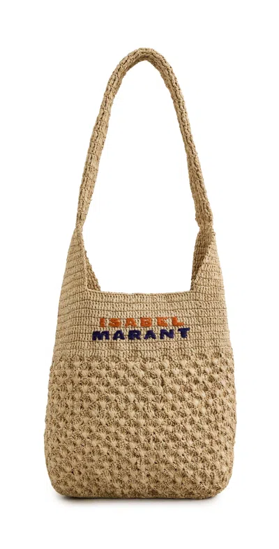 Isabel Marant Praia Small Tote Natural/purple/orange