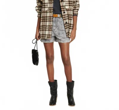 Isabel Marant Pre-loved Harveli Check Shirt Jacket In Beige In Multi
