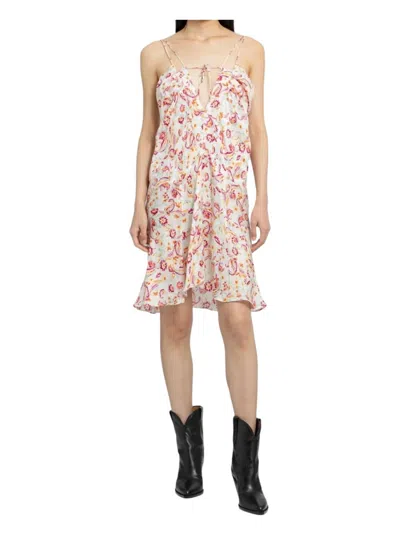 Isabel Marant Presly Dress In Ecru In White