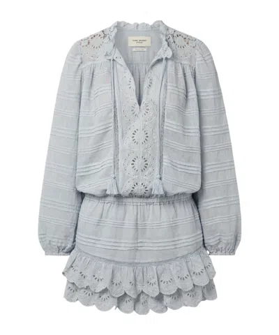 Isabel Marant Preya Broderie Anglaise Dress In Multi