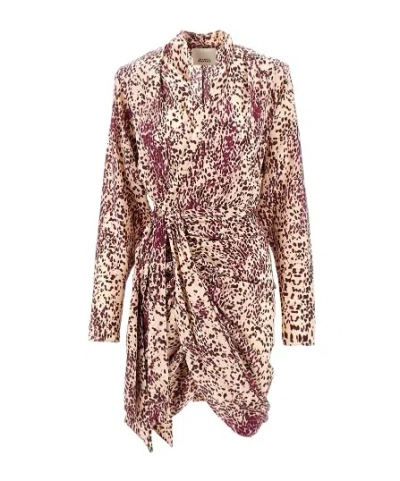 Isabel Marant Print Dress In Nude