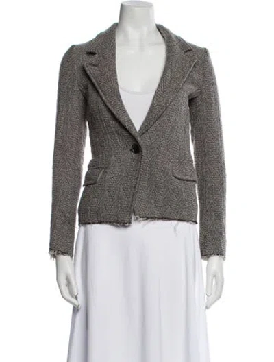 Pre-owned Isabel Marant Printed Blazer In Gray