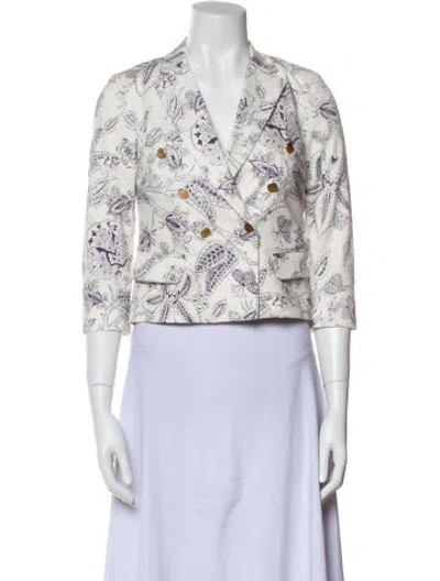 Pre-owned Isabel Marant Printed Blazer In Purple