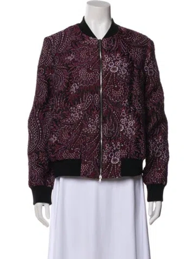 Pre-owned Isabel Marant Printed Bomber Jacket In Multi