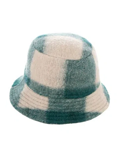 Pre-owned Isabel Marant Printed Bucket Hat In Green