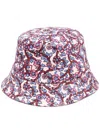 Isabel Marant Floral Printed Bucket Hat In Pink