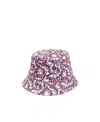 Isabel Marant Floral Printed Bucket Hat In Pink
