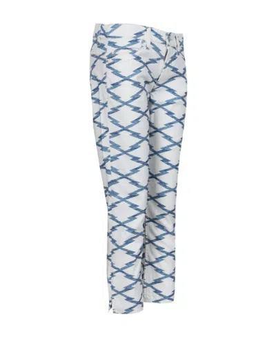 Isabel Marant Printed Casual Pants In White