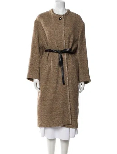 Pre-owned Isabel Marant Printed Coat In Neutral