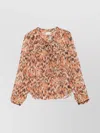 Isabel Marant Marant Ametissa Blouse In Orange