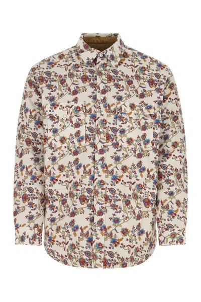 Isabel Marant Printed Cotton Valdy Jacket In Multicolor