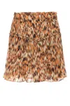 Isabel Marant Printed Crepe Roumi Mini Skirt In Multi