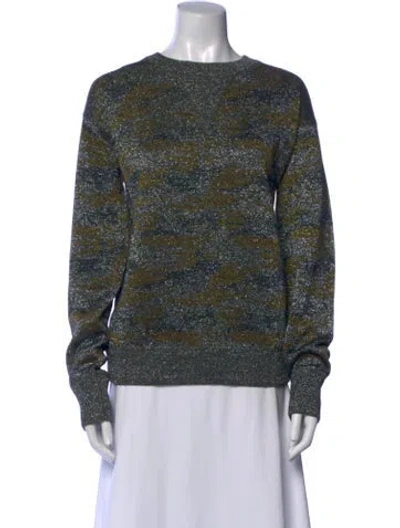 Pre-owned Isabel Marant Printed Crew Neck Sweater In Neutral