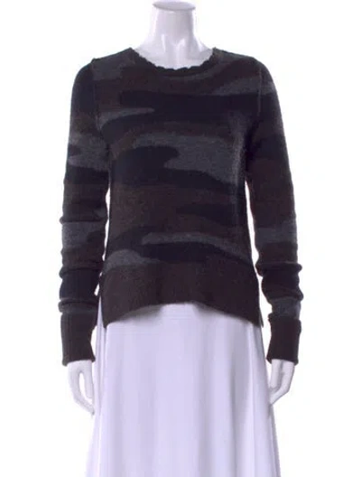 Pre-owned Isabel Marant Printed Crew Neck Sweater In Purple