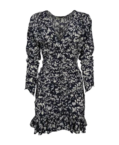 Isabel Marant Printed Dress In Black