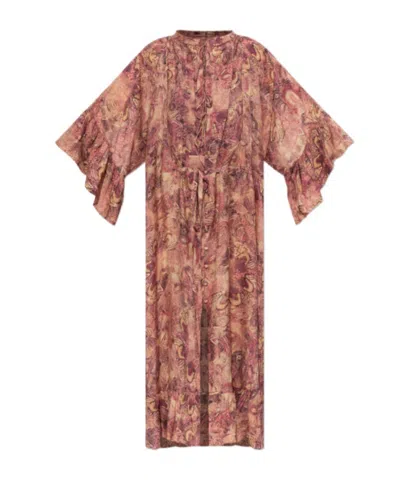 Isabel Marant Printed Dress In Pink