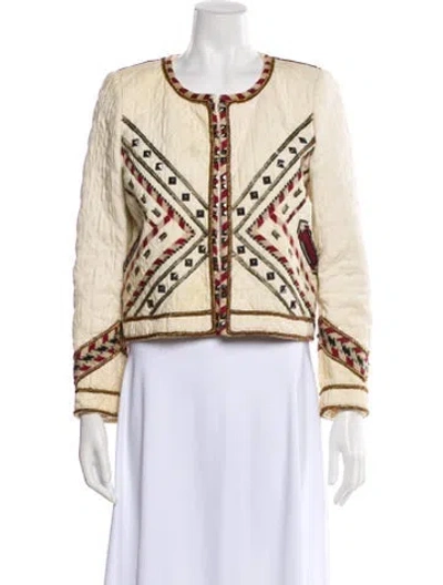Pre-owned Isabel Marant Printed Evening Jacket In Neutral