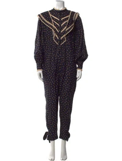 Pre-owned Isabel Marant Printed Jumpsuit In Blue