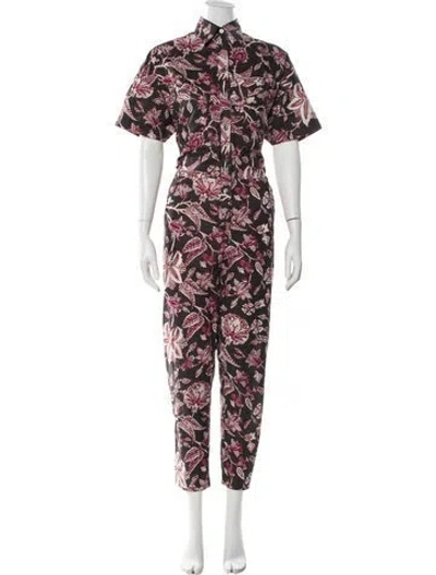 Pre-owned Isabel Marant Printed Jumpsuit In Brown