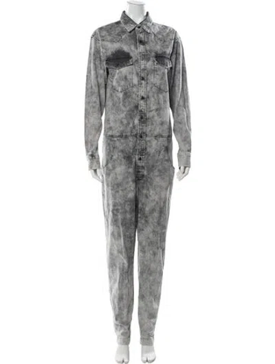 Pre-owned Isabel Marant Printed Jumpsuit In Gray