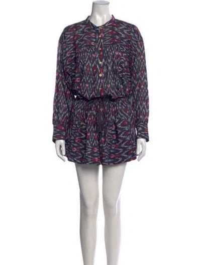 Pre-owned Isabel Marant Printed Jumpsuit In Purple