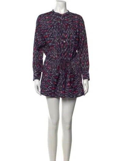 Pre-owned Isabel Marant Printed Jumpsuit In Purple