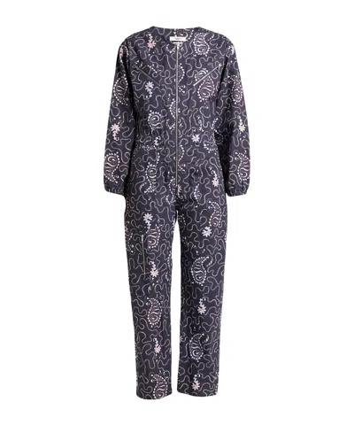 Isabel Marant Printed Jumpsuits In Gray