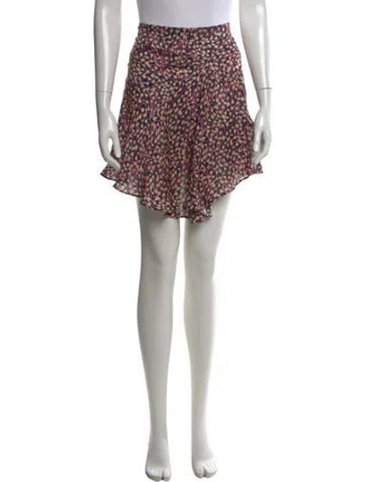 Pre-owned Isabel Marant Printed Knee-length Skirt In Red