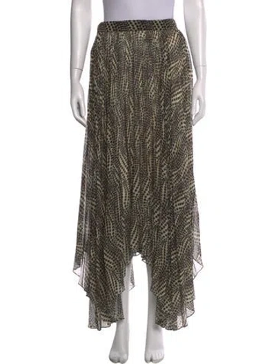 Pre-owned Isabel Marant Printed Long Skirt In Multi