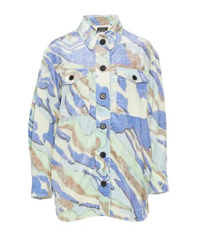 Isabel Marant Printed Long-sleeved Shirt In Multi
