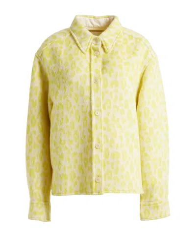 Isabel Marant Printed Long-sleeved Shirt In Yellow