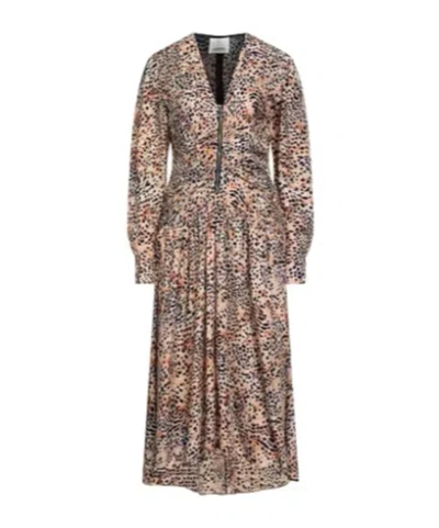 Isabel Marant Printed Midi Dress In Multi